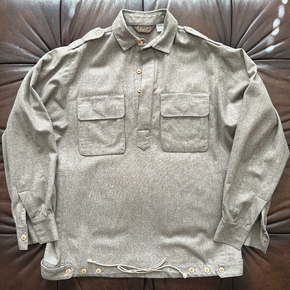 Vintage Chaps by Ralph Lauren Half Button Down (L)